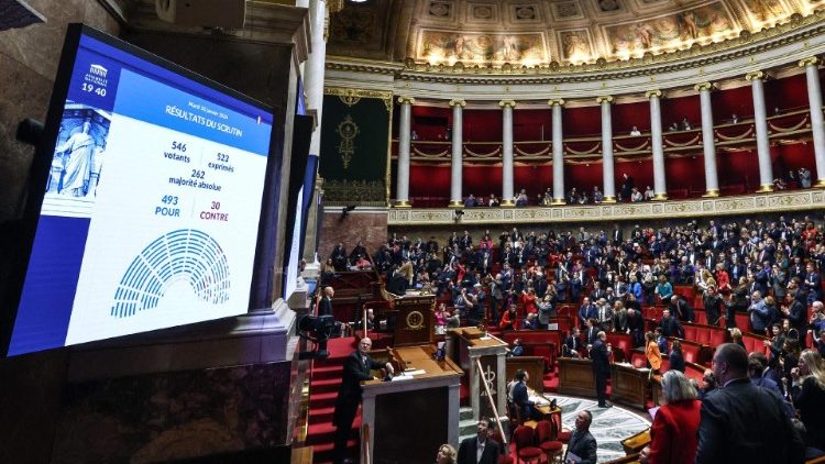 Hlasování ve francouzském parlamentu