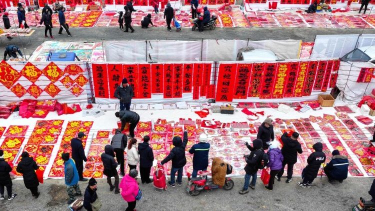 Preparations in Eastern China for the Lunar New Year