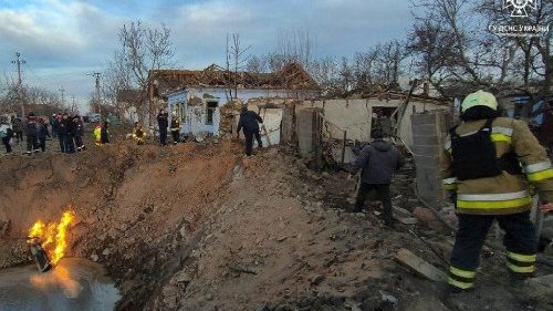 Ein russischer Bombenangriff an diesem Mittwoch in Mykolaiv in der Ukraine
