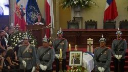 Pogrzeb byłego prezydenta Chile