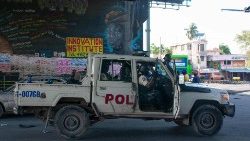 Policja na Haiti, 6 marca 2024 r.