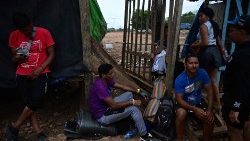 Мигранти в Лахас Бланкас, Панама