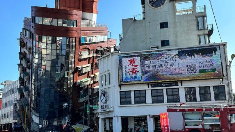 Terremoto de magnitude 7,2 sacudiu Taiwan esta quarta-feira, 3 de abril, e o abalo sísmico foi sentido em toda a ilha (AFP)