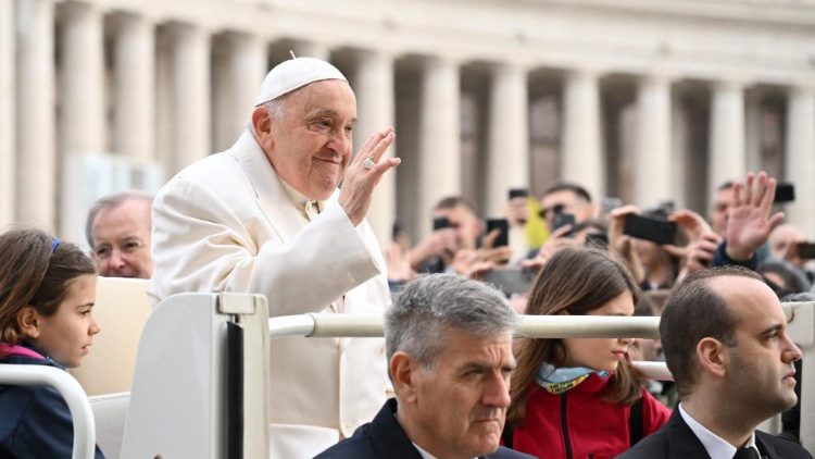 Pope Francis at Wednesday General Audience (3 April 2024)