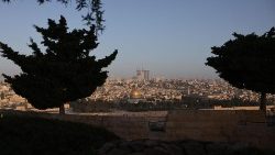 Изглед към Йерусалим от маслиновата гора