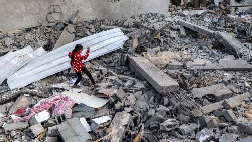Los escombros de Rafah tras el bombardeo israelí