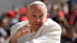 Papst Franziskus bei der Generalaudienz am 24. April 2024
