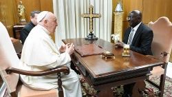 Pope Francis meets with the Vice President of the Republic of Ghana, Dr. Mahamudu Bawumia