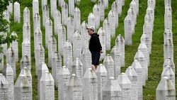 Gräberfeld in Srebrenica (Bosnien)