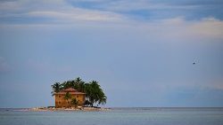 Une petite île de l'archipel de Guna Yala au Panama, le 24 mai dernier.