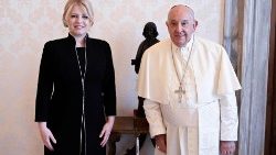 Papst empfängt Präsidentin der Slowakei