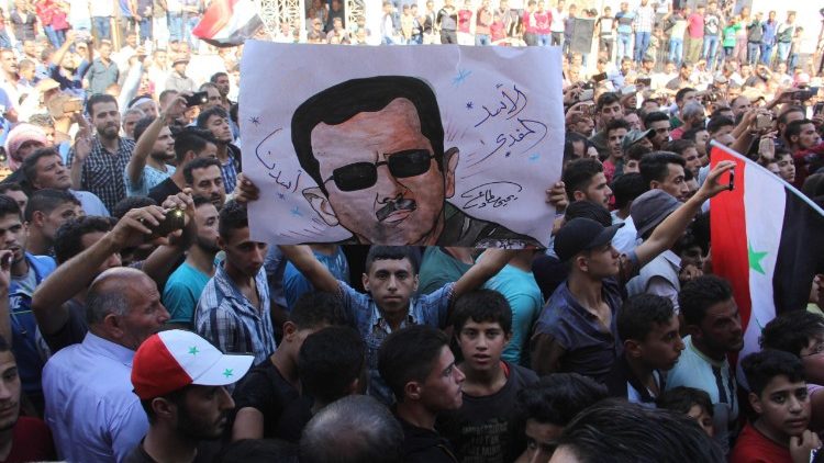 مناصرون للنظام السوري في درعا
