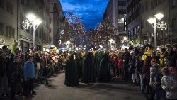 Nikolaus-Prozession in Fribourg - Archivbild