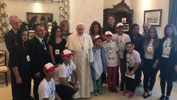 Popiežiaus susitikimas su „Scholas Occurrentes“  jaunimu