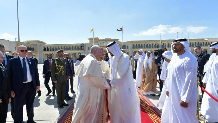Le Pape François s'est déplacé aux Émirats arabes unis en février 2019. 