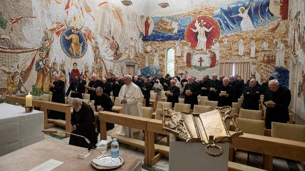V predchádzajúcich rokoch sa pôstne kázne konali v kaplnke Redemptoris Mater