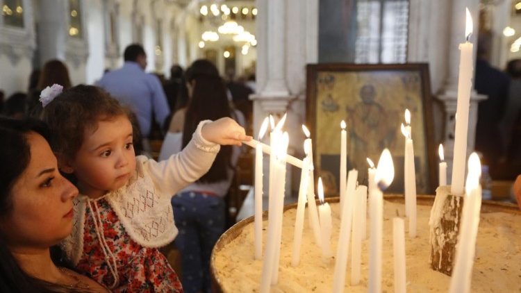 Syriens kristna ber för Italien