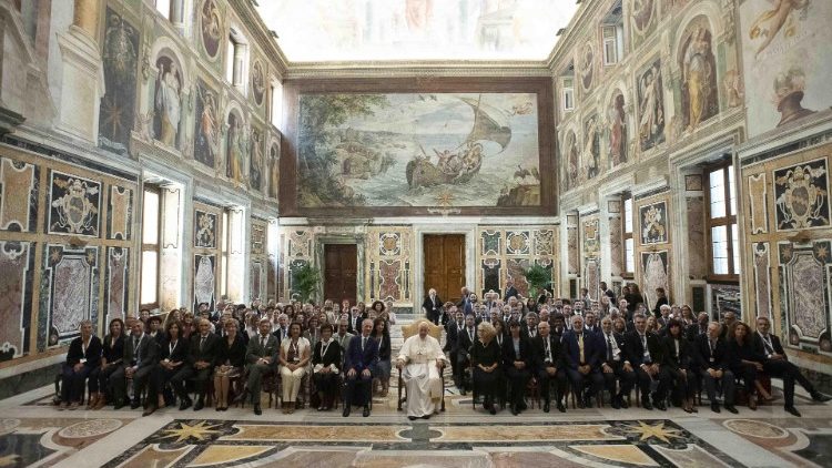 Папа Франциск на встрече с членами Итальянской ассоциации онкологии