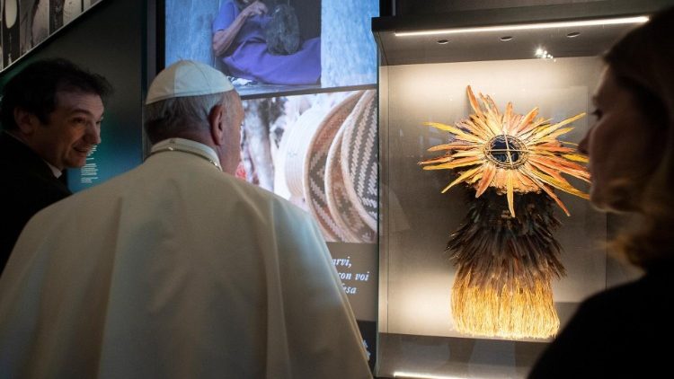 البابا فرنسيس يفتتح المتحف الإثنولوجي في الفاتيكان 18 تشرين الثاني أكتوبر 2019