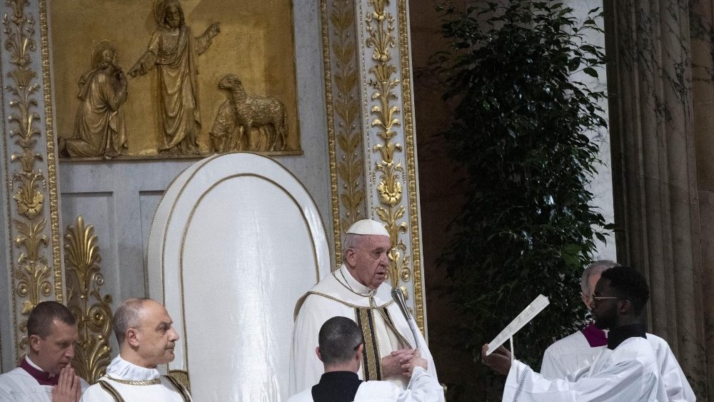 Pope Francis' Vespers prayer