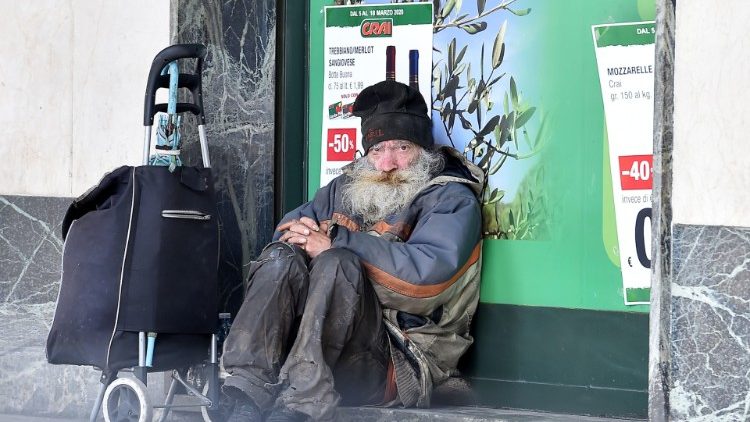 Bezdomni na ulicach Turynu