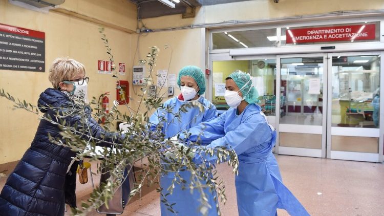 File photo of the entrance to the Emergency Room in an Italian hospital