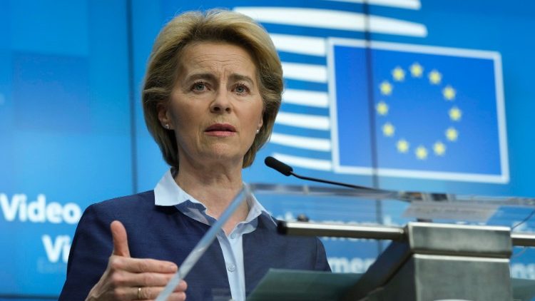 La Sra. Presidente de la Unión Europea, Ursula Von der Leyen
