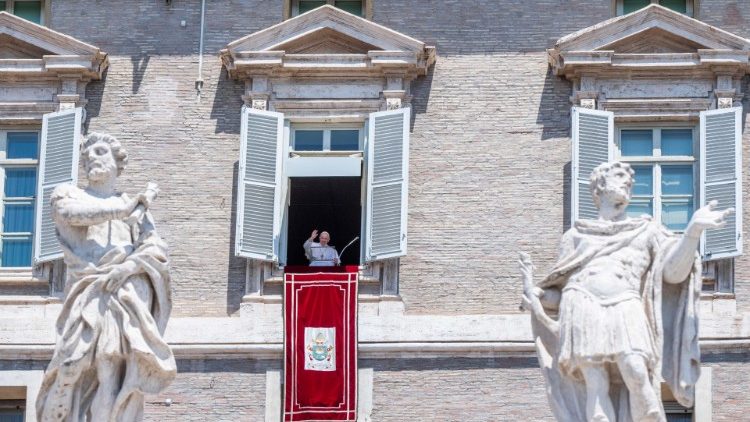 Påven Franciskus vid angelus 12 juli 2020