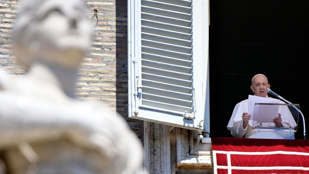 Pápež František pri poludňajšom príhovore vo Vatikáne v nedeľu 26. júla