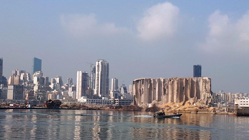 Libano. Destrucción en el puerto de Beirut