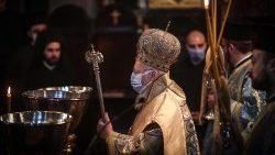 Der Ökumenische Patriarch bei einer Liturgiefeier