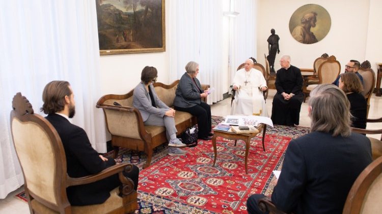 Papež František přijal delegaci Catholic News Service
