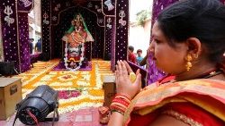 Hinduistische Feierlichkeit in Bhopal