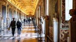 Blick in die Vatikanischen Museen 