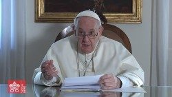 El Papa en un videomensaje. (Foto de archivo)