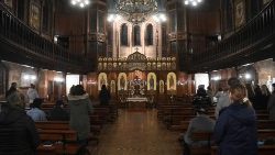 Prayer and Fast Service in the Ukrainian Catholic Cathedral of the Holy Family in London
