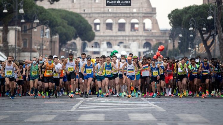 La Maratona di Roma (ANSA)