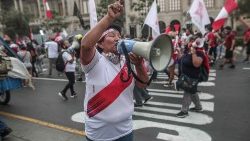 Proteste antigovernative a Lima, in Perù