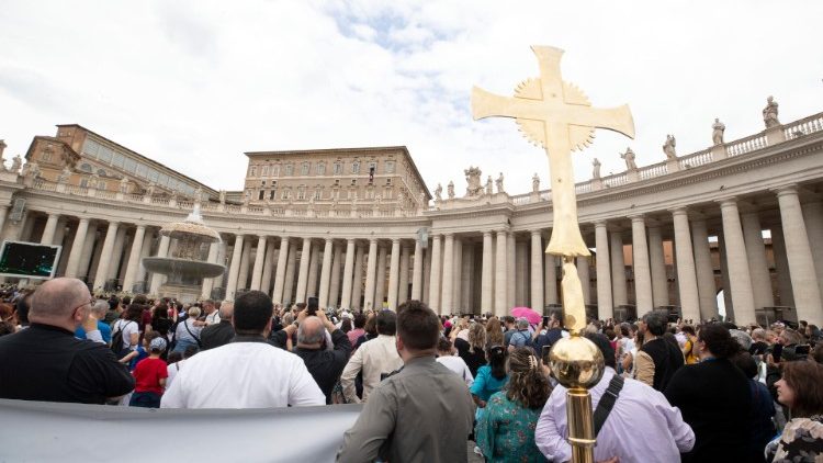 A vasárnapi Regina Coeli imádság a pápával