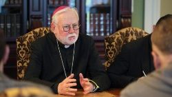 Monsignor Paul Richard Gallagher, nel suo recente viaggio in Ucraina  nel maggio scorso