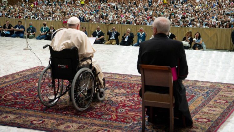 Ferenc pápa a VI. Pál aulában fogadta a Cursillo lelkiségi mozgalom olasz tagjait