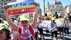 Ucraina: bimbi S. Egidio, 'vogliamo la pace,guerra non ci piace'