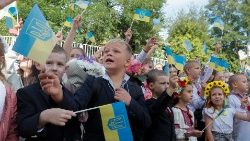 Alcuni bambini ucraini