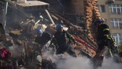 Киев, последствия атаки дронами-камикадзе