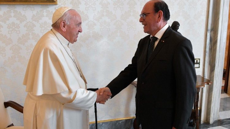 Pope Francis receives Peru's Minister for Foreign Affairs, César Rodrigo Landa Arroyo 