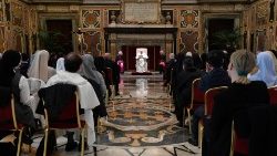 Papież Franciszek przyjął osoby związane z Instytutem Claretianum w Rzymie, 7 listopada 2022