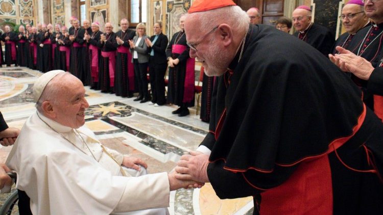 Am Donnerstag, einen Tag vor dem Treffen mit der Kurie, waren die deutschen Bischöfe zu einer Audienz beim Papst