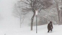 Tormenta ártica en Buffalo, New York.
