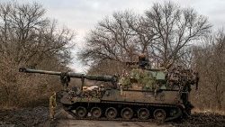 Les forces ukrainiennes, sur la ligne de front dans la région de Bakhmout, le jeudi 5 janvier 2023. 
