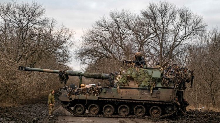 Les forces ukrainiennes, sur la ligne de front dans la région de Bakhmout, le jeudi 5 janvier 2023. 